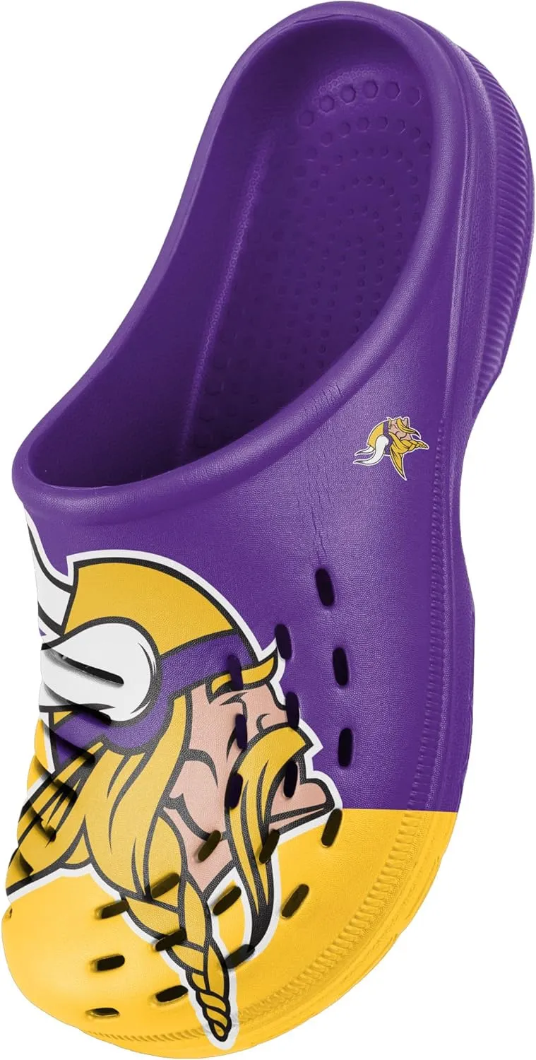 FOCO Men's NFL Team Logo Garden Water Sandals Shoes Slipper Clogs