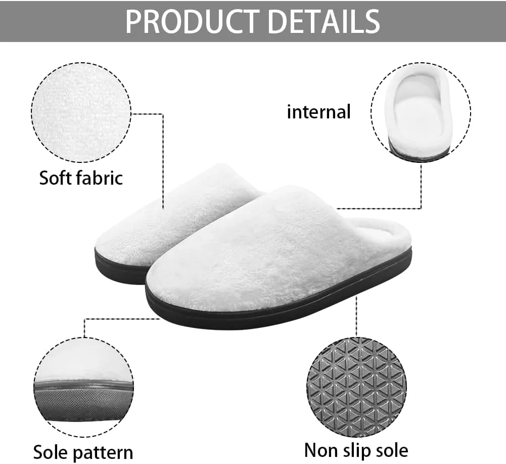 Forchrinse Christmas Bell Girls Plush House Slippers Boys Christmas Slippers Non Slip Winter Warm Slippers for Kids Slip on Home Clogs Slippers