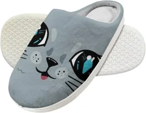 Forchrinse Christmas Bell Girls Plush House Slippers Boys Christmas Slippers Non Slip Winter Warm Slippers for Kids Slip on Home Clogs Slippers