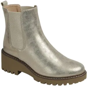 Forever Link Women's Round Toe Chelsea Lug Sole Platform Ankle Bootie