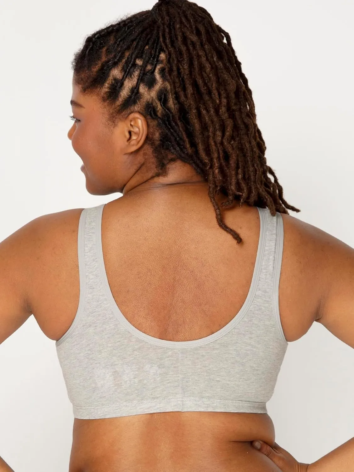 Fruit of the Loom Women's Comfort Front Close Sport Bra with Mesh Straps