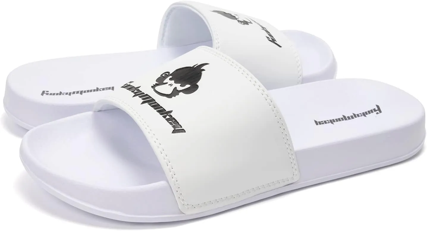 FUNKYMONKEY Slides for Men, Indoor & Outdoor Comfort Casual Sandals