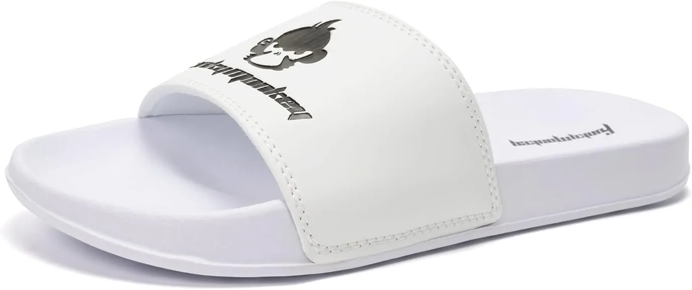 FUNKYMONKEY Slides for Men, Indoor & Outdoor Comfort Casual Sandals