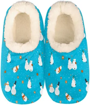 Funny Snowman Slippers for Women Slipper Socks Soft Fuzzy House Slippers Shoes for Indoor Bedroom, Winter Cozy Christmas Gifts, Christmas Snowman