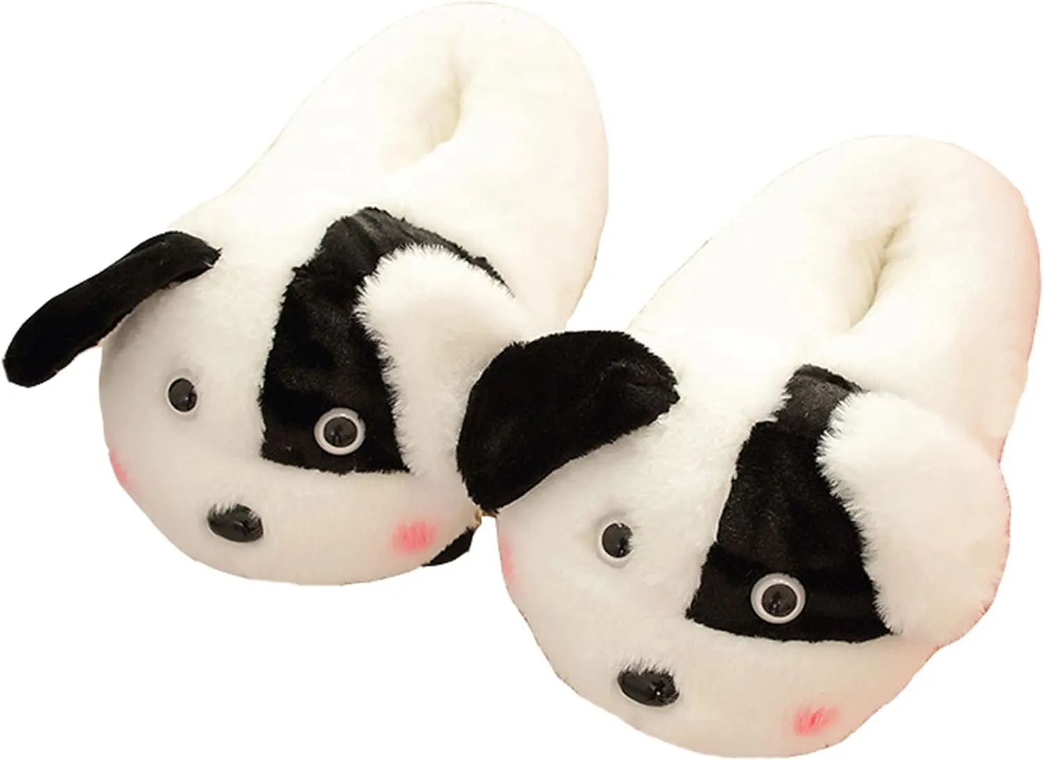 Fuzzy Cozy Pig Animal Cartoon Slippers for Women - Indoor Warm Winter Home Furry Slippers