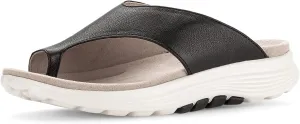 Gabor 46.812 - Sandals for Women - Platform Heel - Latex Outsole - Microfiber Lining - Suede Footbed Schwarz/Micro UK 7.5 (US Women's 10) B - Medium