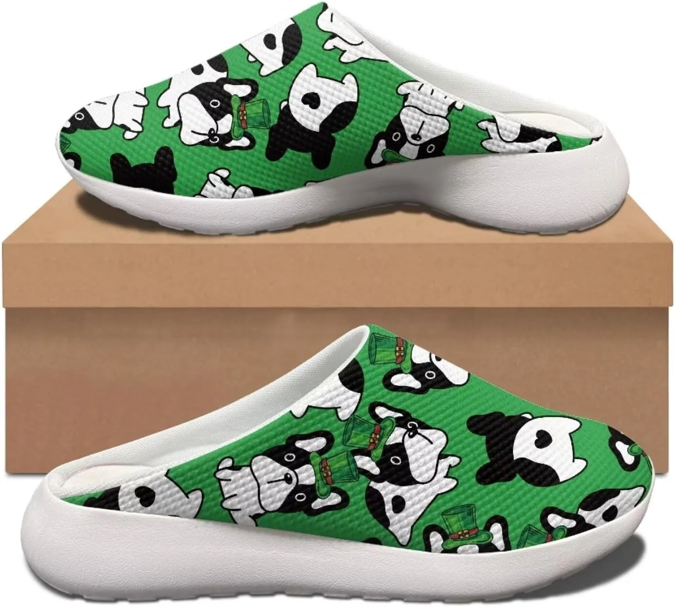 Garden Shoes Womens Slip On Mesh Garden Clogs Rubber Sole Garden Sandals