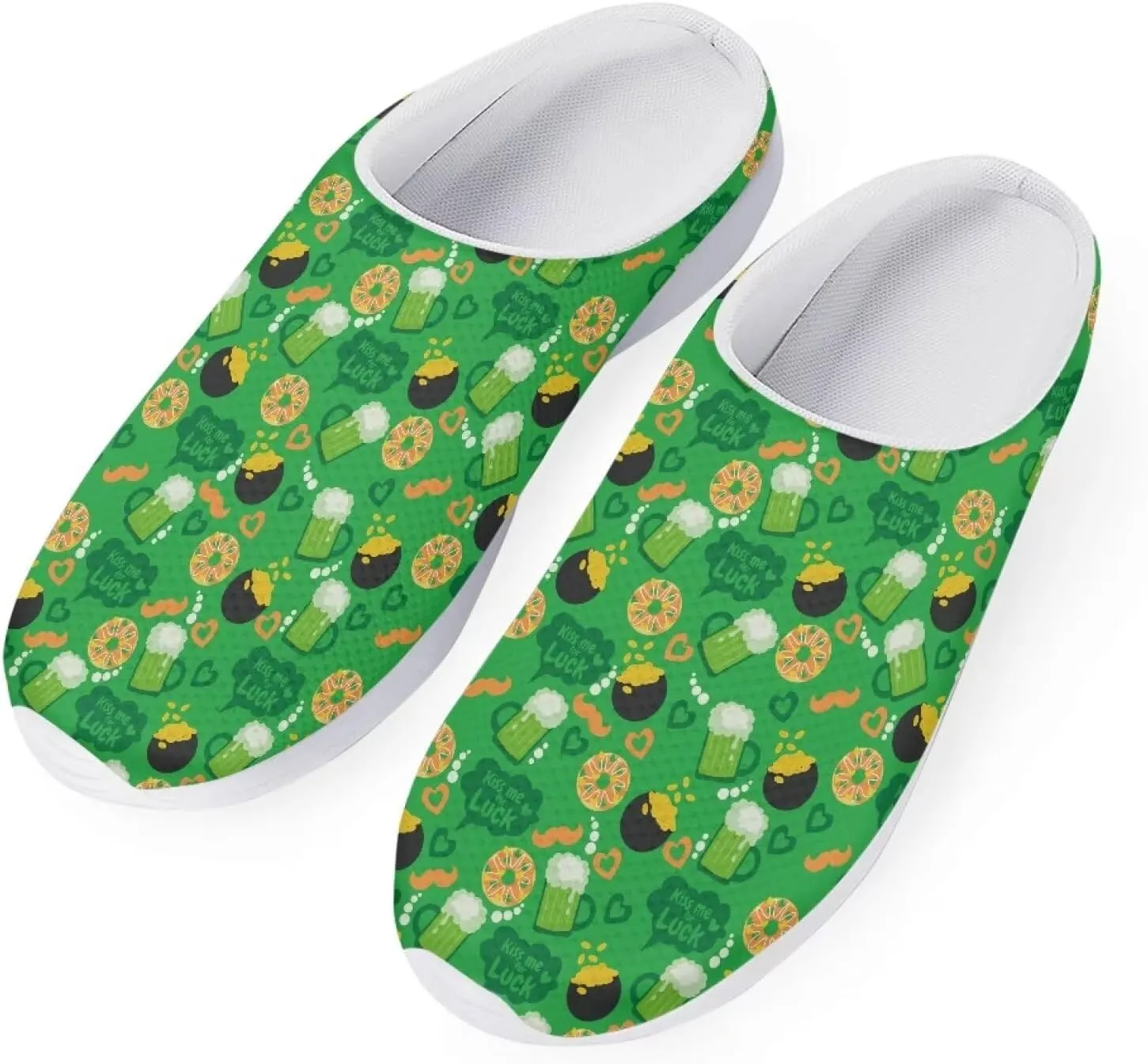 Garden Shoes Womens Slip On Mesh Garden Clogs Rubber Sole Garden Sandals
