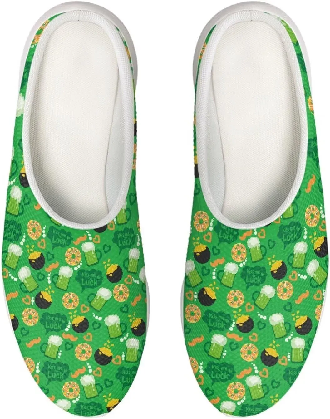 Garden Shoes Womens Slip On Mesh Garden Clogs Rubber Sole Garden Sandals