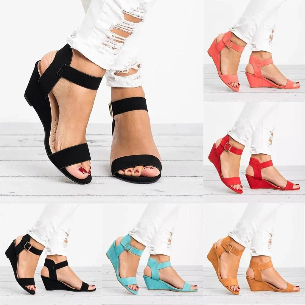 Gibobby Womens Espadrilles Sandals Wedge,Women's Platform Sandals Espadrille Wedge Ankle Strap Studded Open-Toe Sandals