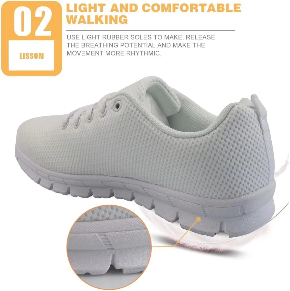 GIFTPUZZ Mens Running Shoes Mesh Athletic Walking Tennis Shoes Slip-on Sneakers