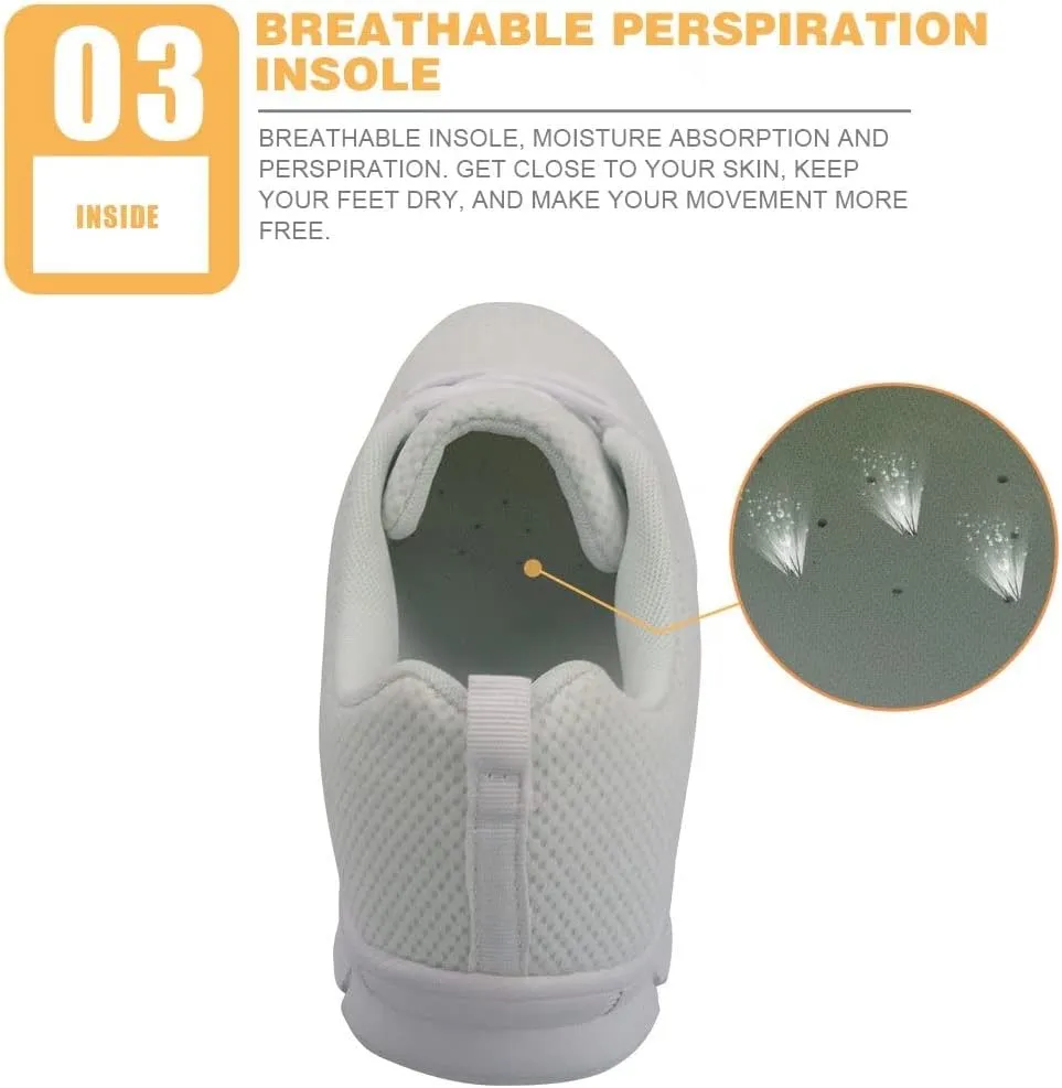 GIFTPUZZ Mens Running Shoes Mesh Athletic Walking Tennis Shoes Slip-on Sneakers