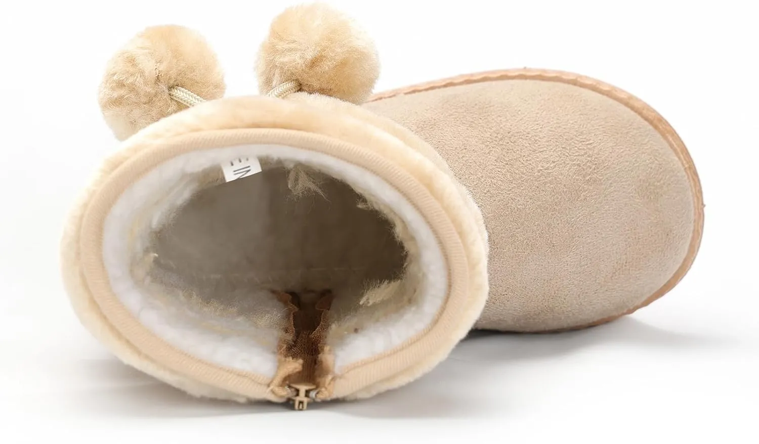 Girls Boys Snow Boots Kids Warm Winter Boots Toddler Plush Booties Fur Lined Non-Slip Shoes (Toddler/Little Kid/Big Kid)