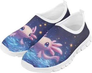 Girls Kids Slip On Sneakers Big Kids Casual Gym Tennis Shoes Soft Sole