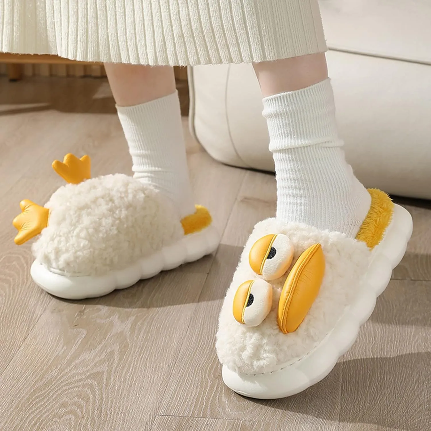 Girls Owl Slipper Socks Fashion Autumn And Winter Boys And Girls Children Slippers Flat Toddler Slippers with Soles