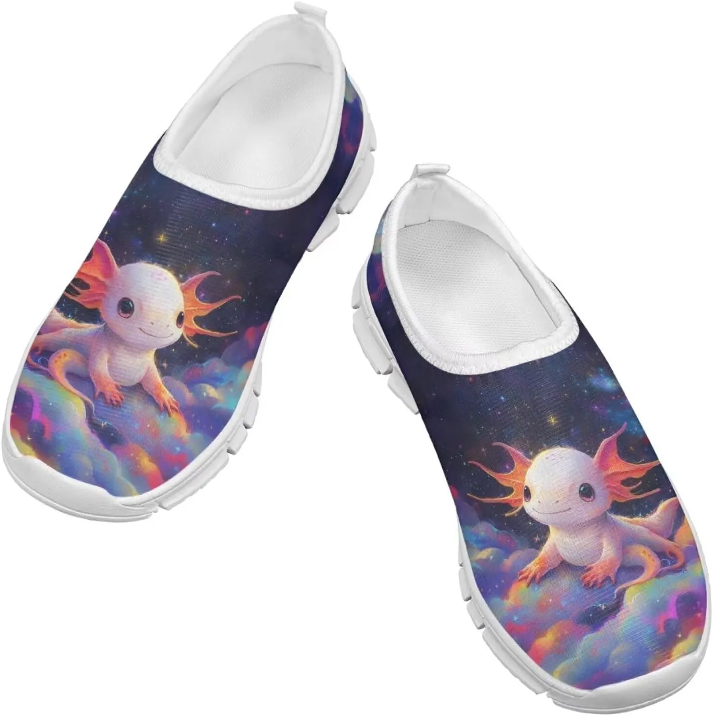 Girls Tennis Shoes Cute Shoes for Girls Slip On Sneakers Active Mesh Shoes