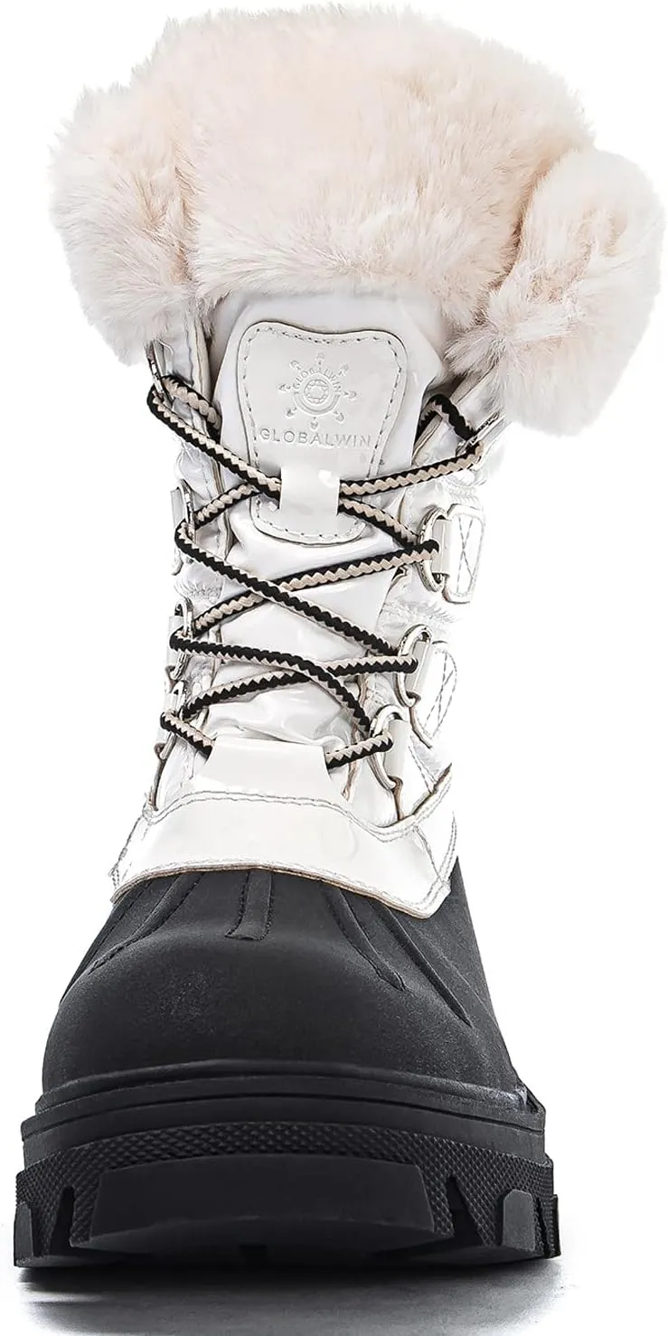 GLOBALWIN Women's Snow Boots Ankle Winter Boots For Women