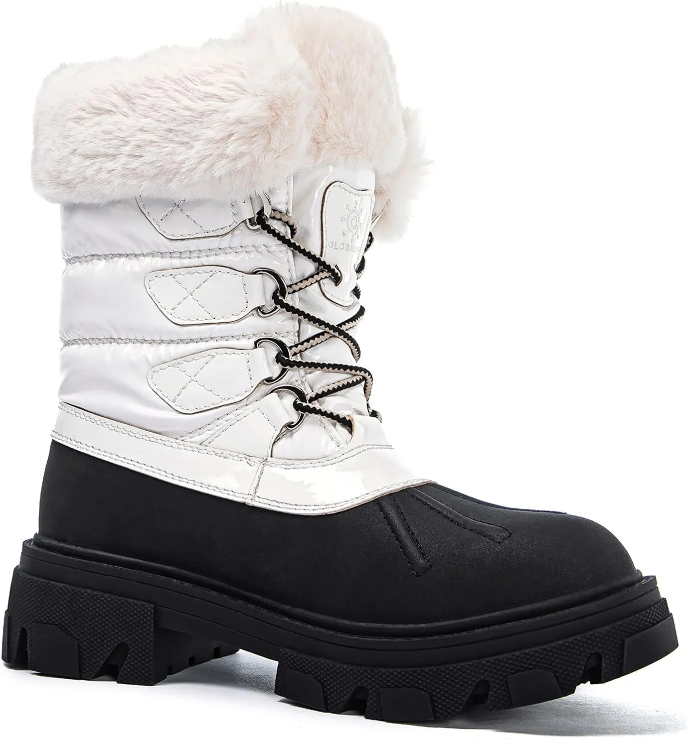 GLOBALWIN Women's Snow Boots Ankle Winter Boots For Women