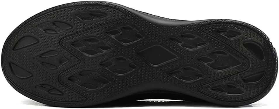 GOSPT Women's Slip on Sock Sneakers Lightweight Elastic Knit Mesh Shoes Comfort Flats