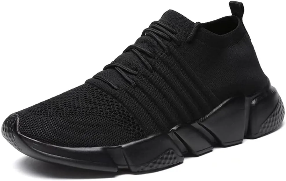 GSLMOLN Mens Womens Fashion Sneakers Unisex Slip on Ultra-Sock Knit Soft Sole Breathable Lightweight Casual Walking Shoes