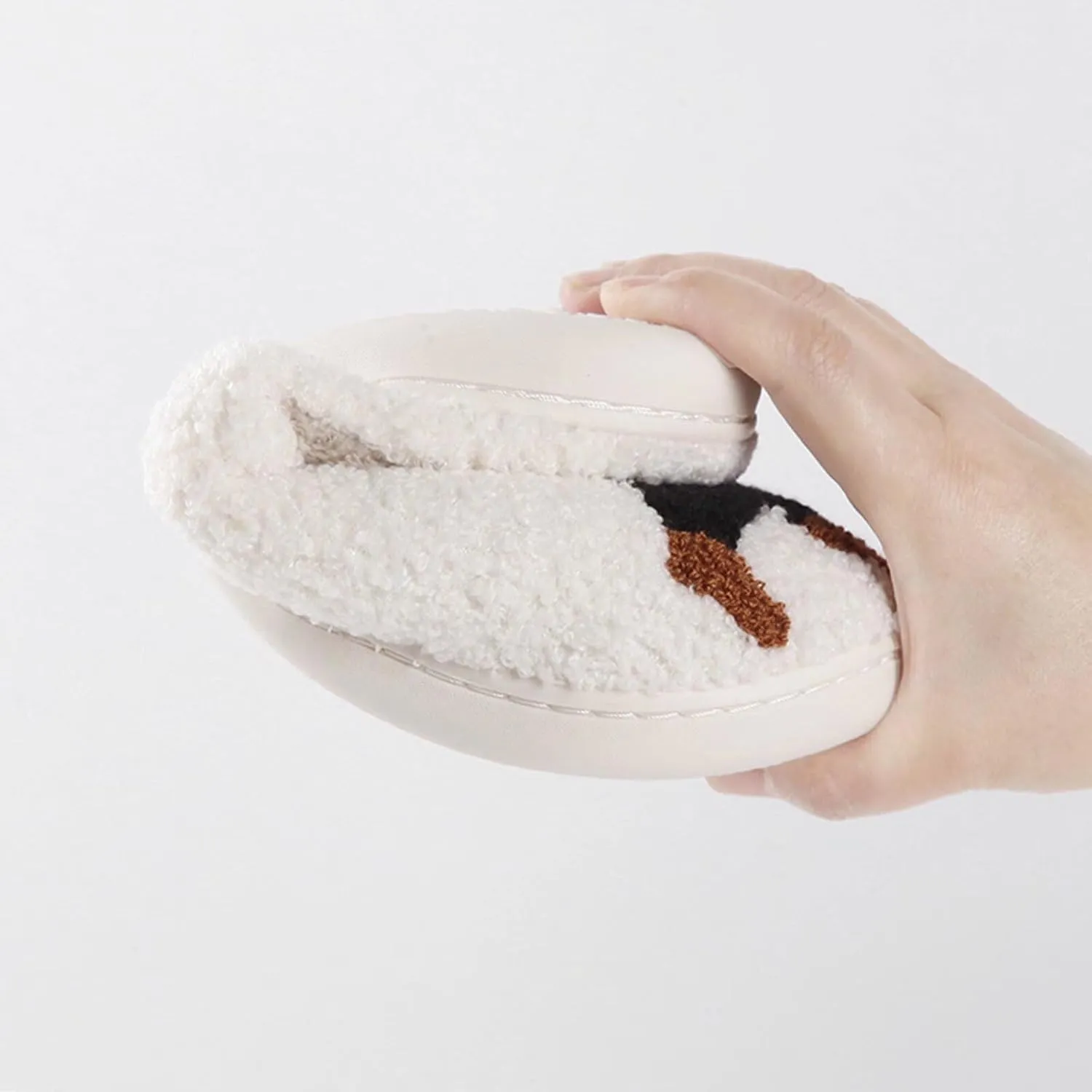 Halloween Pumpkin Slippers Womens Mens Fluffy Plush Slippers Cute Cartoon Soft House Indoor Shoes