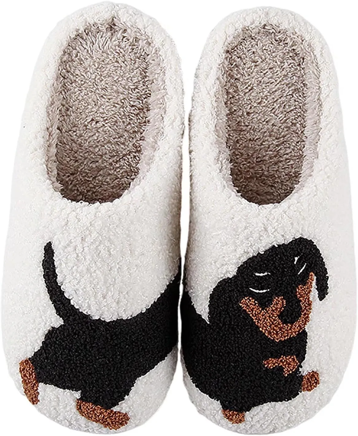 Halloween Pumpkin Slippers Womens Mens Fluffy Plush Slippers Cute Cartoon Soft House Indoor Shoes