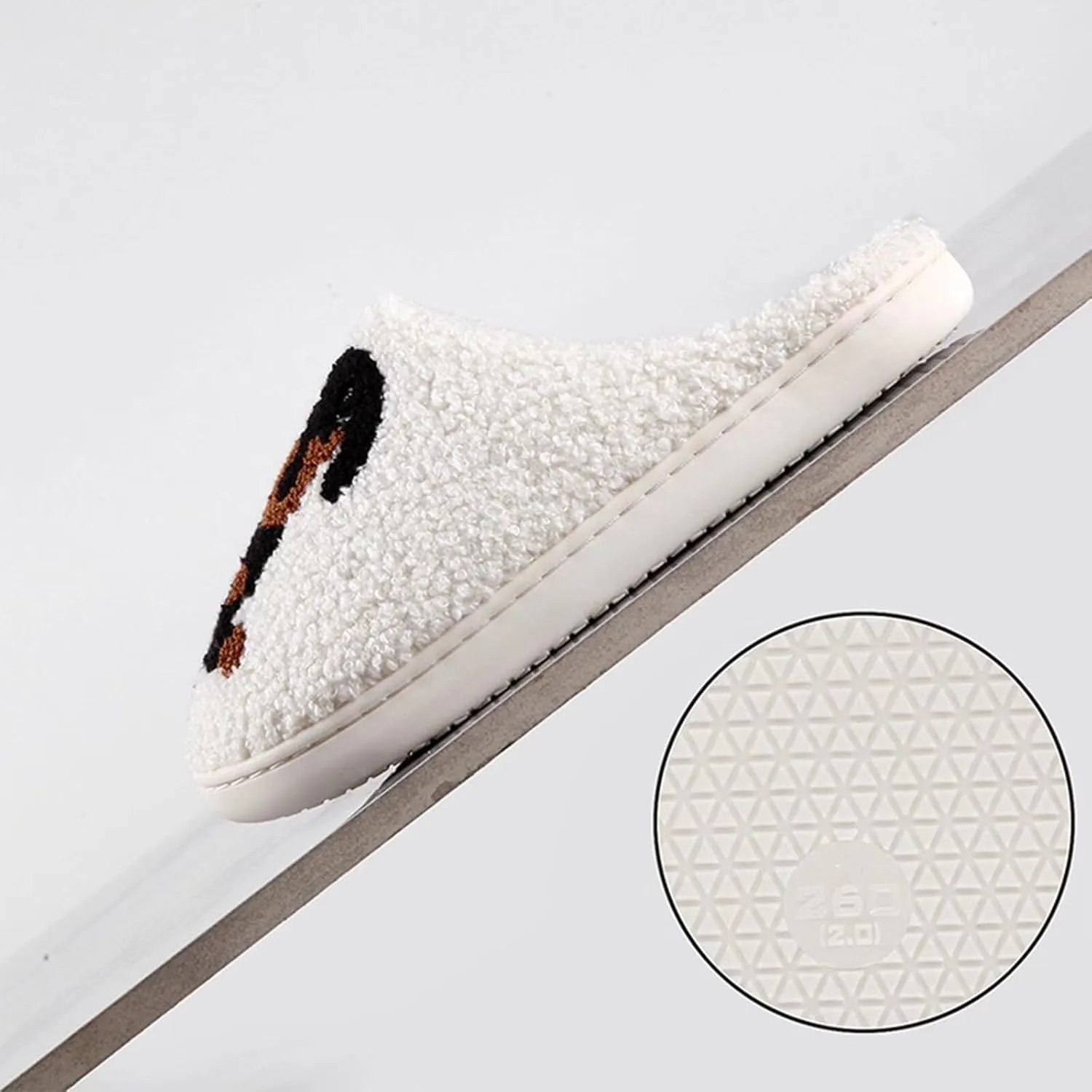 Halloween Pumpkin Slippers Womens Mens Fluffy Plush Slippers Cute Cartoon Soft House Indoor Shoes