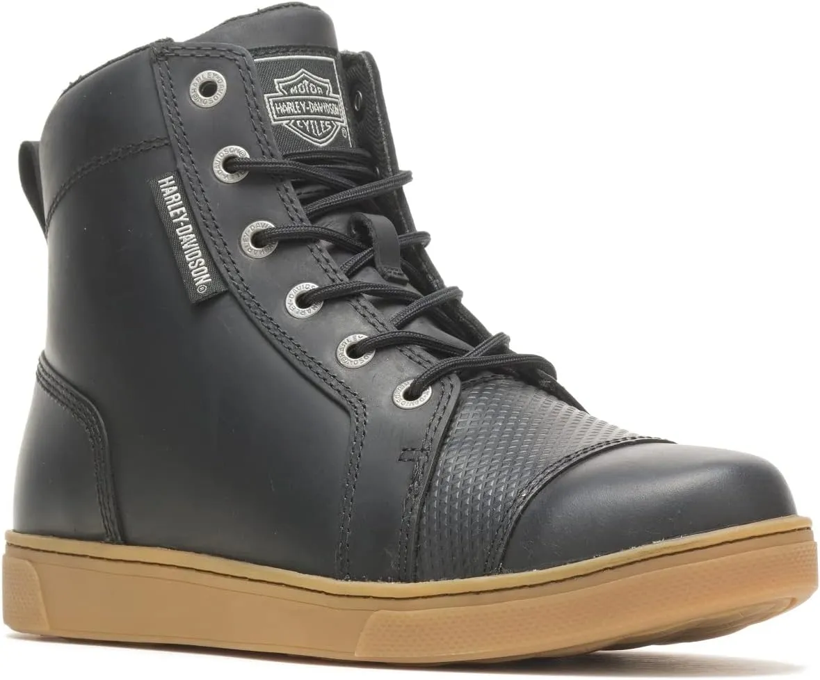 Harley-Davidson Men's Breman Black or Brown Motorcycle Sneaker Boots D96260 /61
