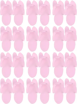 HEALLILY 12 hotel slippers Pairs of Household Slippers Assembled Footwear Pedicure Slipper for Houseware Random spa slippers Color disposable slippers