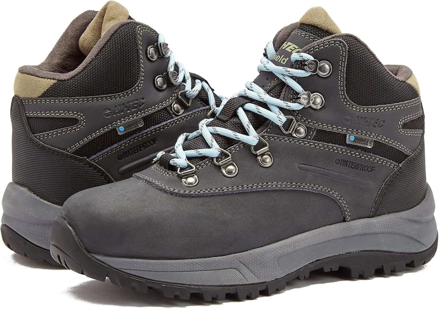 HI-TEC Altitude VI I WP Leather Waterproof Women's Hiking Boots, Trail and Backpacking Shoes