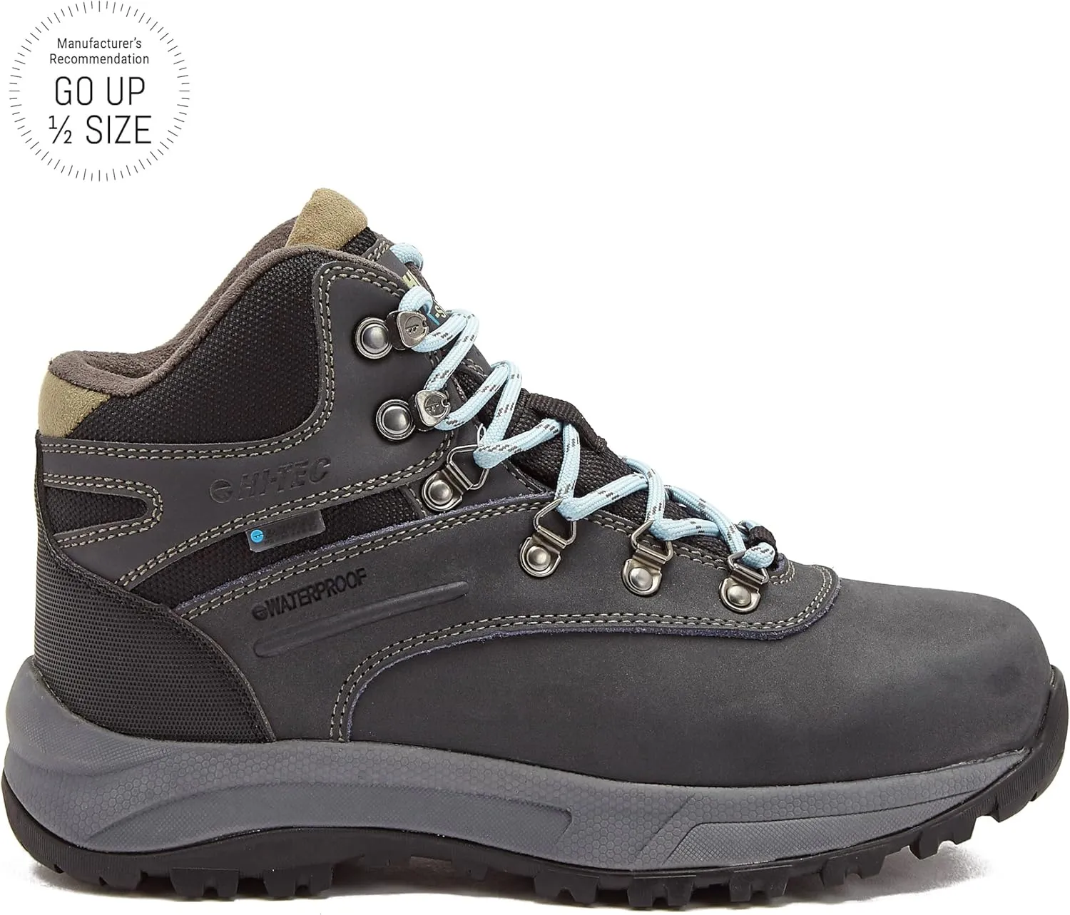 HI-TEC Altitude VI I WP Leather Waterproof Women's Hiking Boots, Trail and Backpacking Shoes