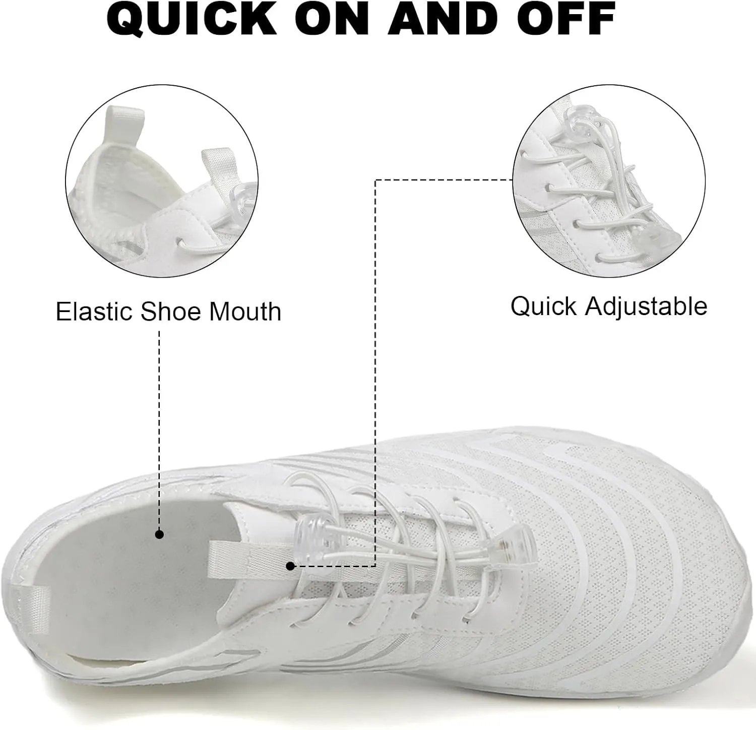 Hike Barefoot Shoes for Women Men Pro-Healthy&Non-Slip Footwear Waterproof Trail Running Wide Toe Water Shoes
