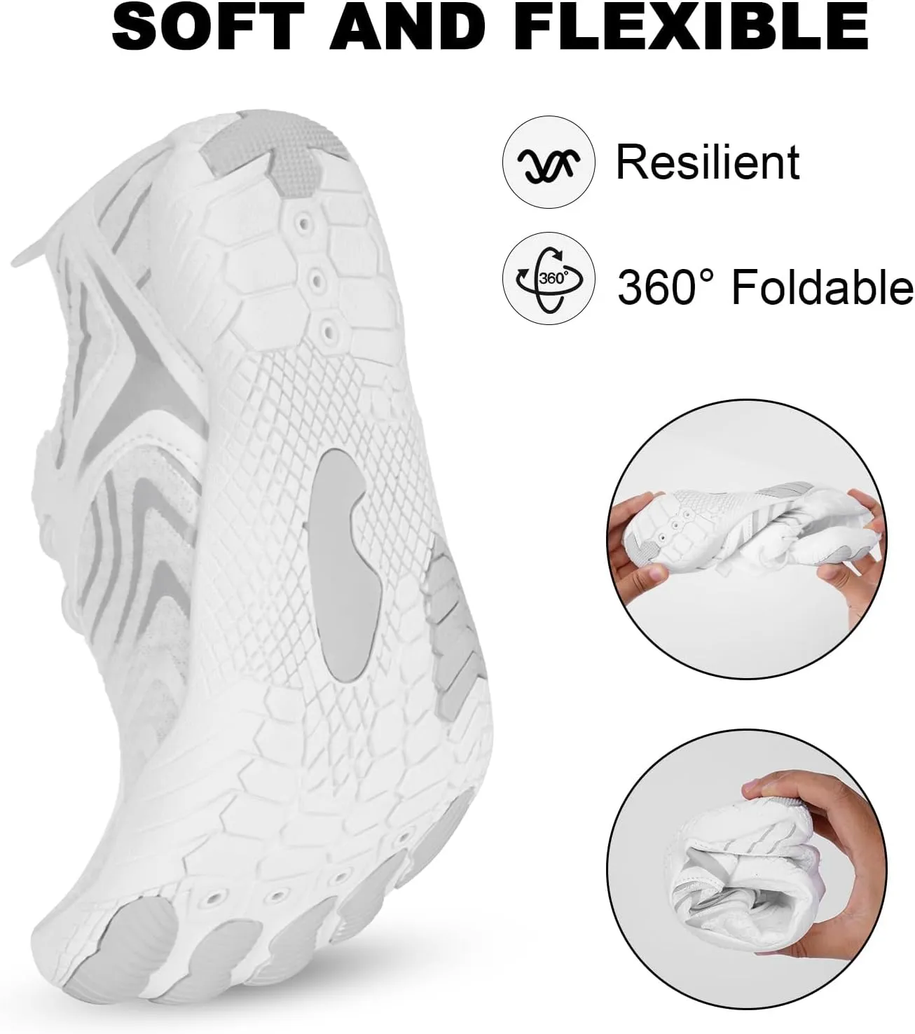 Hike Barefoot Shoes for Women Men Pro-Healthy&Non-Slip Footwear Waterproof Trail Running Wide Toe Water Shoes