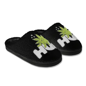 HUF Fuzzy Slipper (Black)