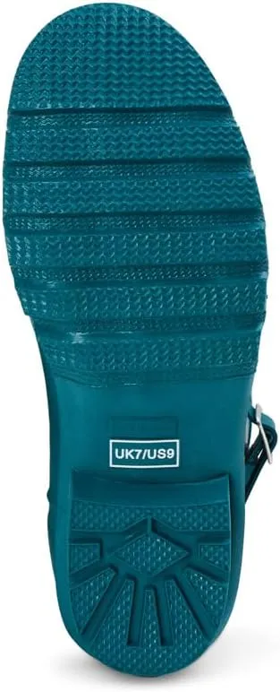 Jileon Mid Calf Rain Boots - Specially Designed For Wide Feet, Ankles or Calves - Half Height Waterproof Durable Wide Calf Rain Boots
