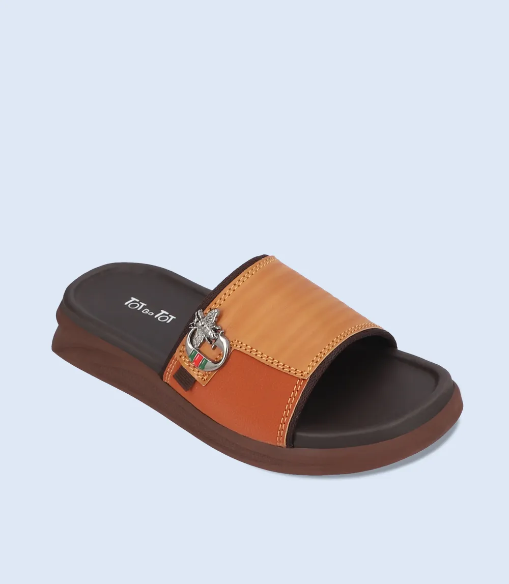 KB0175-TAN-Boy Slipper