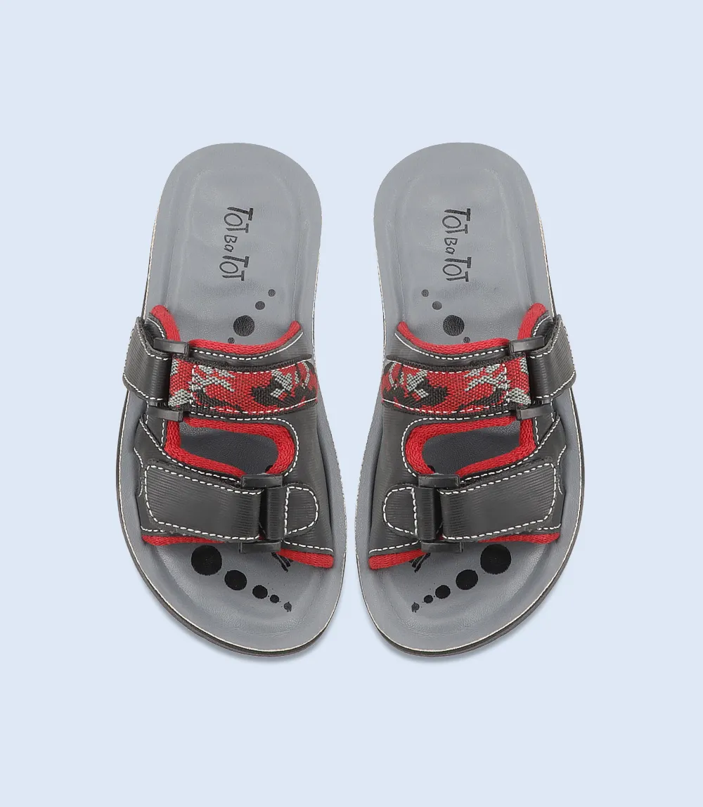 KB0244-BLACK-Boy Slipper