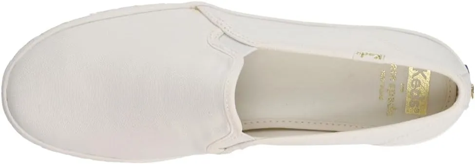 Keds Womens Double Decker X Slip On Sneakers Shoes Casual - White