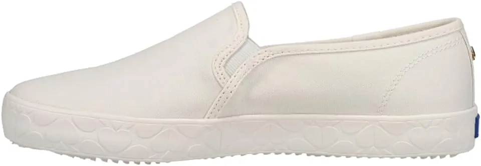 Keds Womens Double Decker X Slip On Sneakers Shoes Casual - White