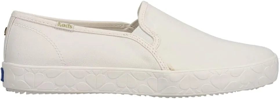 Keds Womens Double Decker X Slip On Sneakers Shoes Casual - White