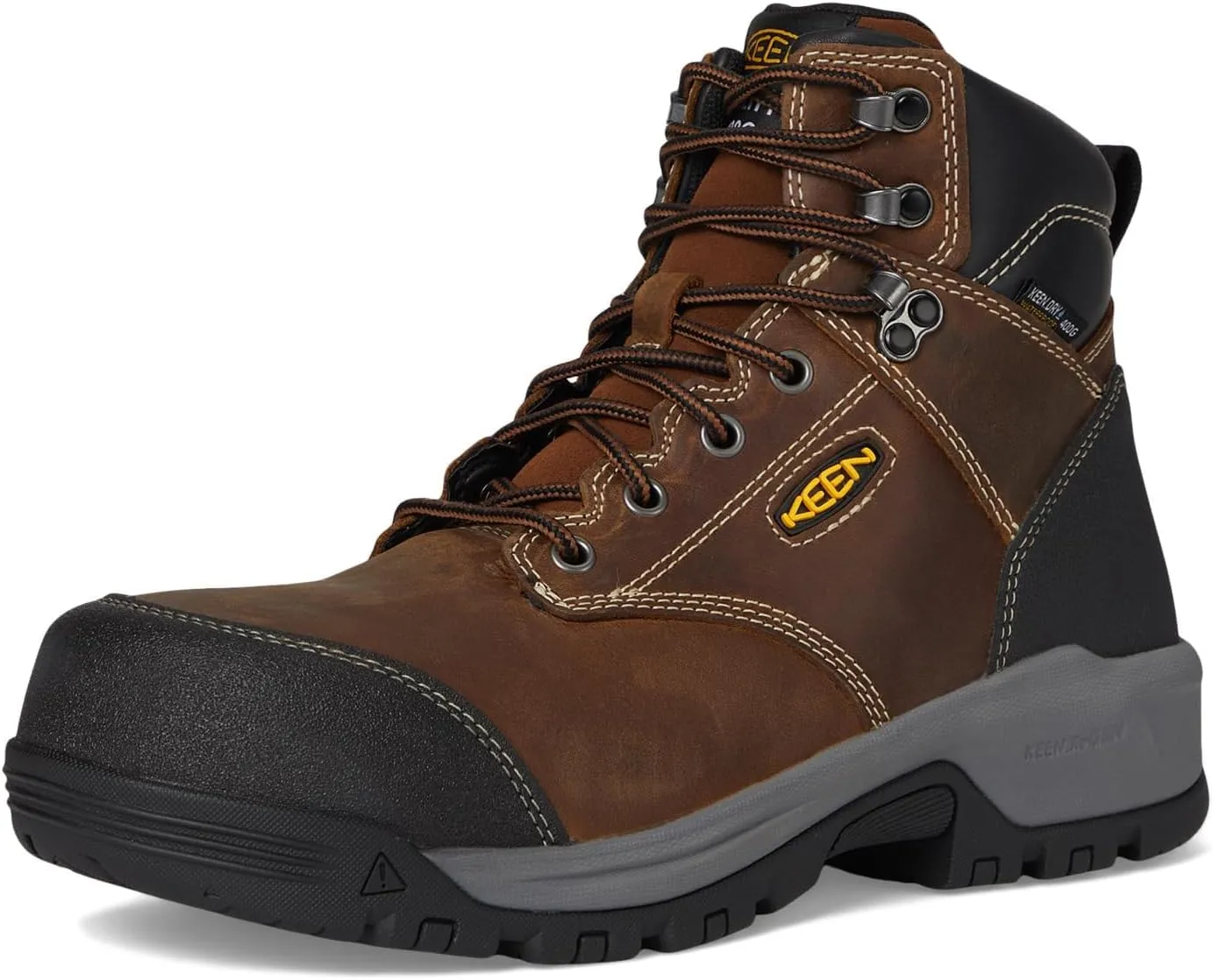 KEEN Utility Men's Evanston 6" Composite Toe Waterproof Insulated Durable Construction Work Boots