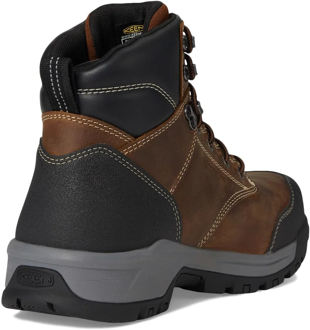 KEEN Utility Men's Evanston 6" Composite Toe Waterproof Insulated Durable Construction Work Boots