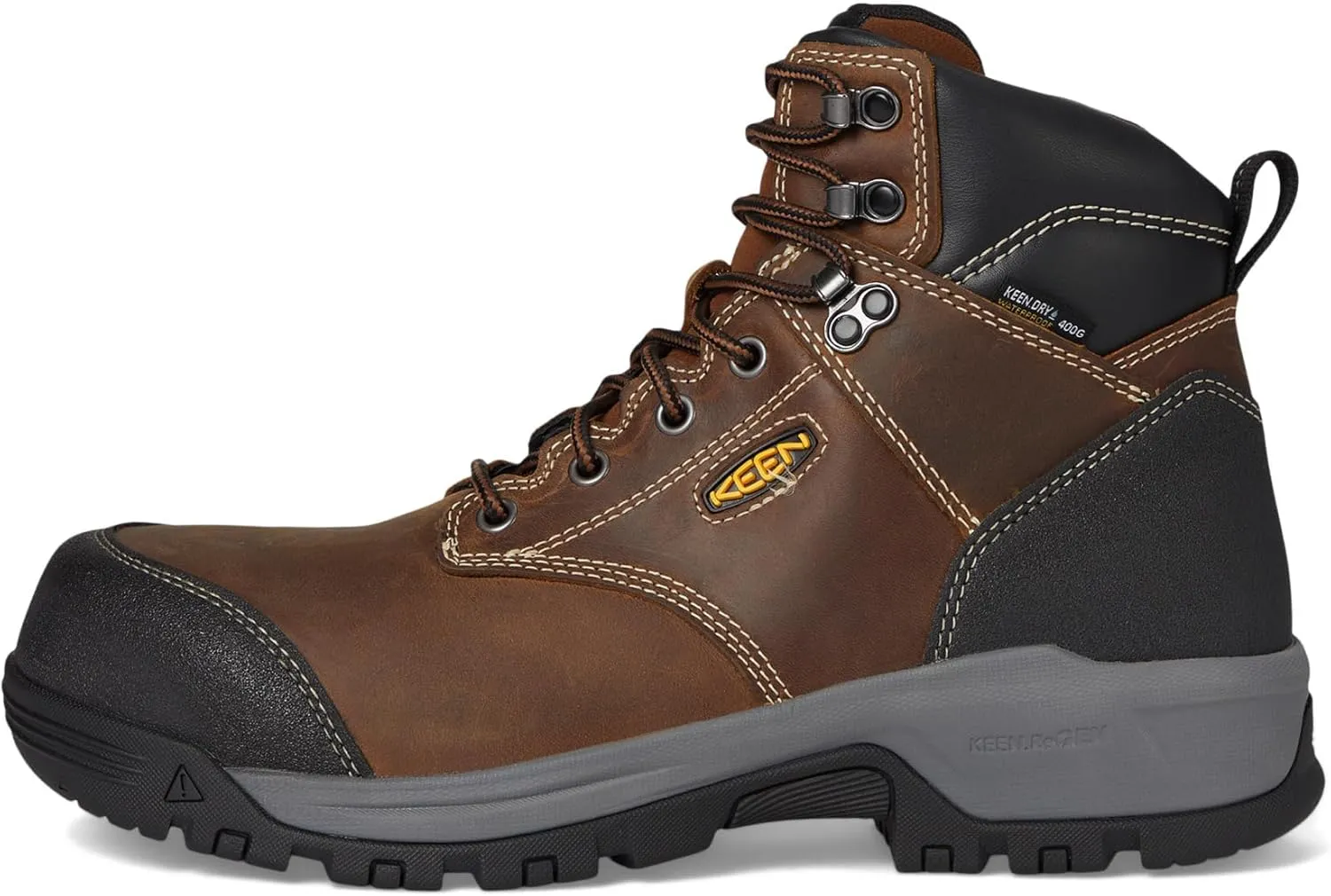 KEEN Utility Men's Evanston 6" Composite Toe Waterproof Insulated Durable Construction Work Boots
