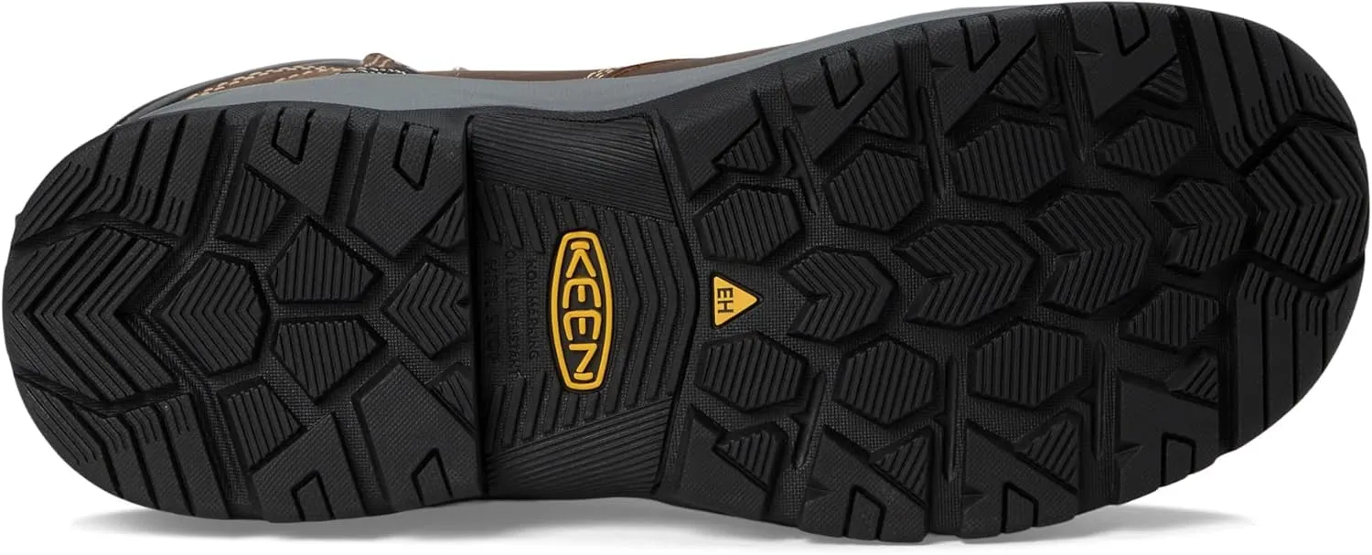 KEEN Utility Men's Evanston 8" Soft Toe Waterproof Insulated Durable Construction Work Boots