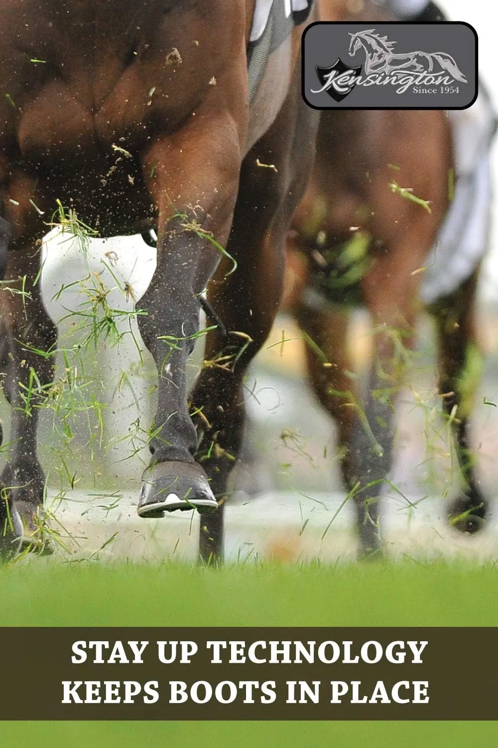Kensington Protective Products Horse Fly Boots - Fleece Trimmed - Stay-Up Technology - Protection from Insect Bites and UV Rays - Sold in Pairs (2 Boots)