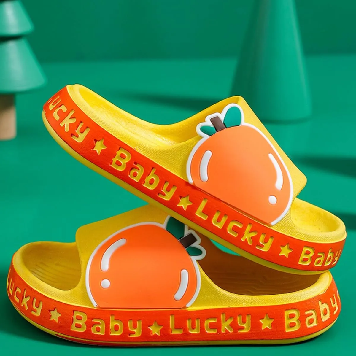 Kids Fruit Slippers Cute Slipper Home Slippers Indoor Slippers For Toddle Kids Boys Girls