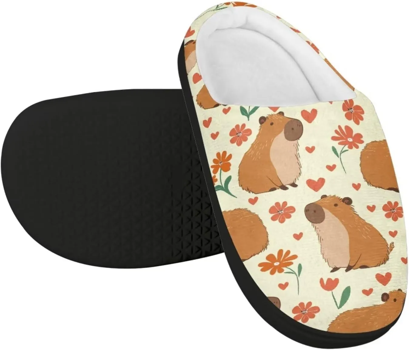 Kids Slip-On Fuzzy House Slipper Outdoor Cozy Non-Slip Slippers Warm Cute Slippers for Toddler Boys GirlsLittle kids US 9-15