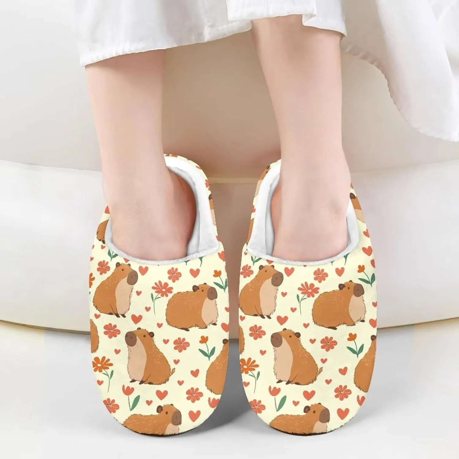 Kids Slip-On Fuzzy House Slipper Outdoor Cozy Non-Slip Slippers Warm Cute Slippers for Toddler Boys GirlsLittle kids US 9-15