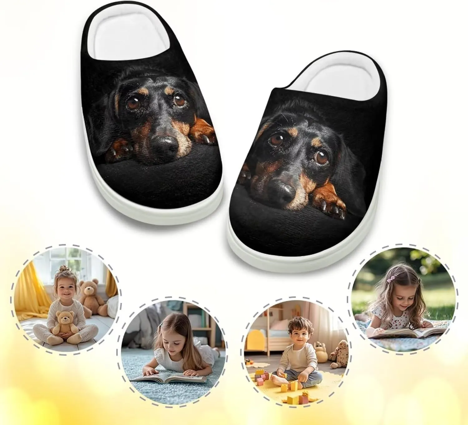 Kids Slippers Non Slip Home Slippers for Girls Boys House Slippers Cozy Fuzzy Slippers for Indoor Outdoor