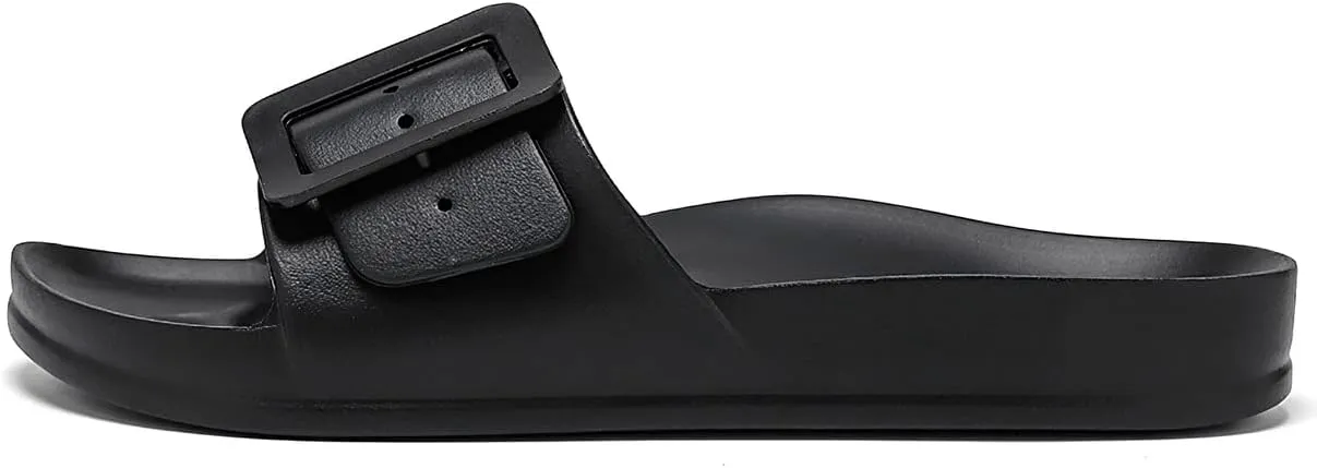 L LOUBIT Cloud Slides for Women with Arch Support Pillow Soft Recovery Sandals Lightweight Summer Beach Slippers Non-Slip Shower Shoes